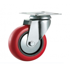 POLYURETHANE CASTERS - SWIVEL TOP PLATE